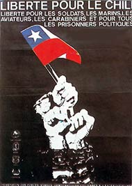Liberté pour le Chili. Liberté pour les soldats, les marins, les carabiniers et pour tous les prisonniers politiques. - Bélgica