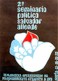 	2° seminario político Salvador Allende. - Bulgaria, 1975