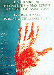 Internationale isolering Chileense Junta. - Holanda, 1977