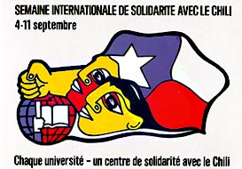 Semaine Internationale de Solidarité avec le Chili.